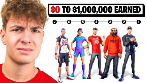 Can Clix Beat Pros From $0 To $1,000,000 In Earnings?