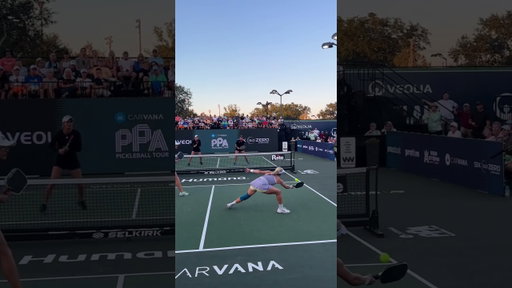 Everything about this pickleball video is perfect 🤌