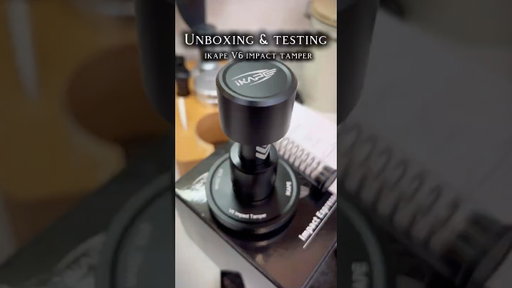 Ikape V6 tamper unboxing and mocha prep! ☕️🍫 #coffee #cafe #barista #espresso #fypシ #unboxing