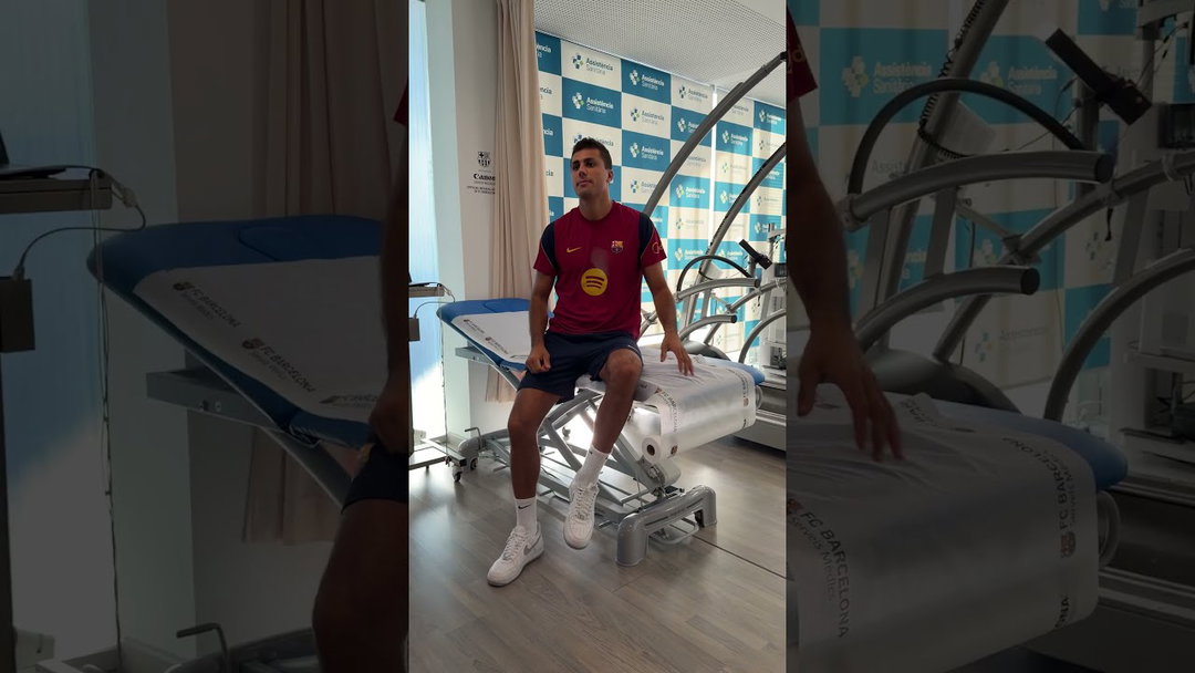 Rodri's medical revision ✅ #fcbarcelona #shorts