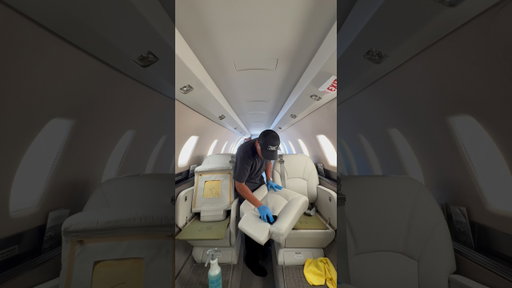 Distilled water in private jets…. #aircraftdetailing #aviation #detailing