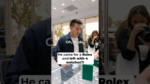 Kolin showed up to @happyjewelers for his dream watch, and left with a collection?!#FlyAmalfi #Rolex