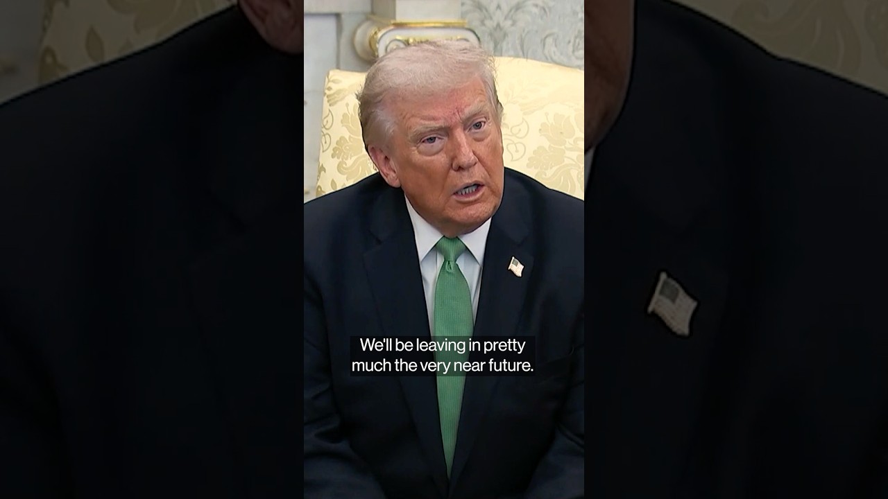 Trump Says US Leaving Iran 'In the Very Near Future'