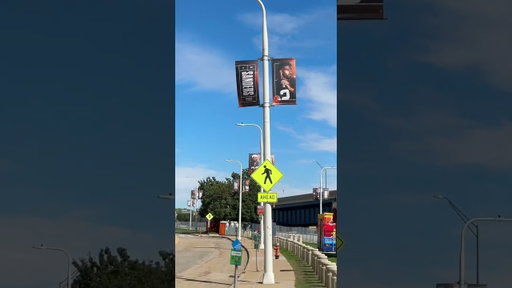 New Browns Banners outside Huntington Bank Field🔥#nfl #browns #clevelandbrowns #browns @loebsleads