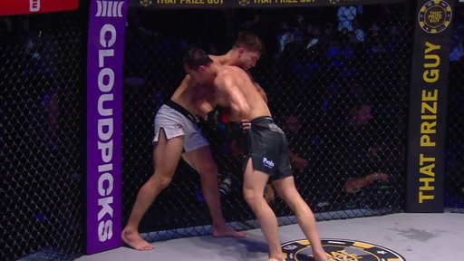 "AND STILL!" Usman Nurmagomedov CHOKES OUT Alfie Davis to retain his #PFL lightweight title! #MMA
