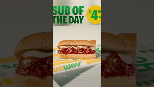 Subway’s New Fresh Value Menu | 15 protein packed choices. All under $5 each