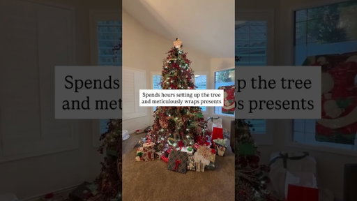 I wanted to show a dad who has always made holidays magical, too