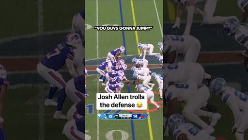 Josh Allen asked the defense if they plan to jump offsides