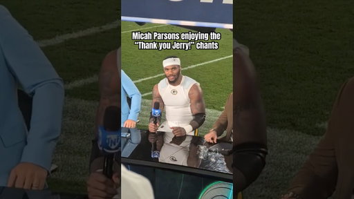 Micah Parsons seems happy to not be on the Cowboys 🤣