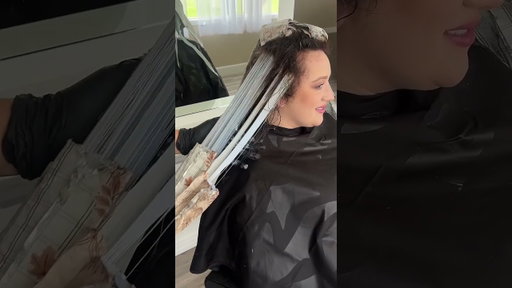 Paintedhair Transforms Her Client's Hair Using Redken's New Lightener Blonde IQ 9+
