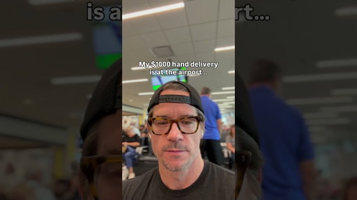 My $1000 hand delivery is at the gate 👀