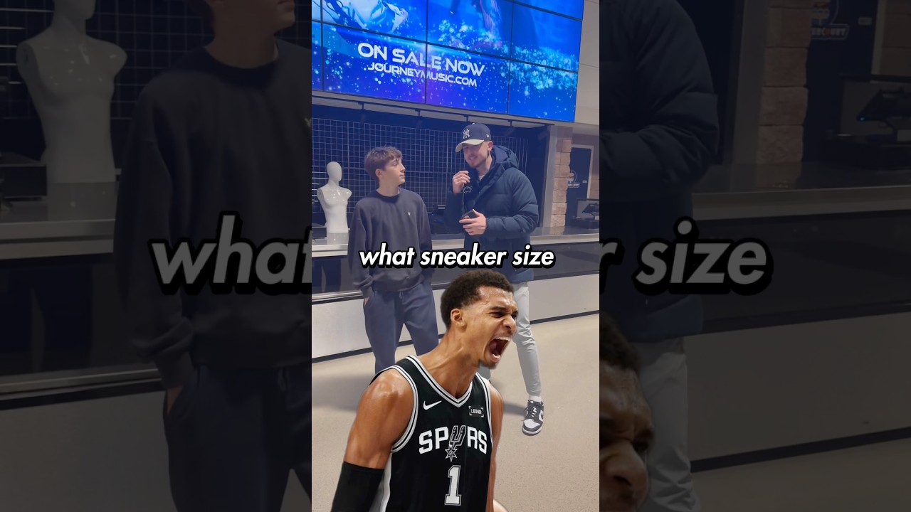 What is Victor Wembanyamas sneaker size?🤔