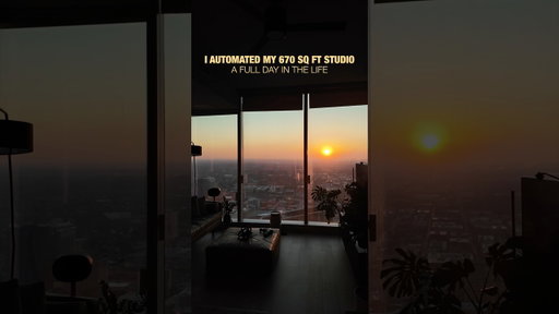 I Automated My 670 Sq Ft Studio | A Full Day in the Life | #smarthome