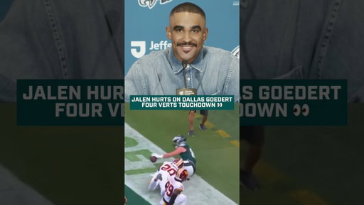 Jalen Hurts On The Four Verticals Touchdown