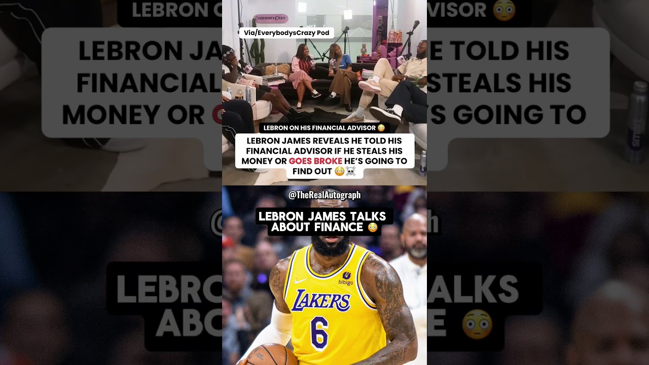 😳 LeBron James was NOT playing around with his money 💰👀 #NBA # #lebron #lebronjames #finance