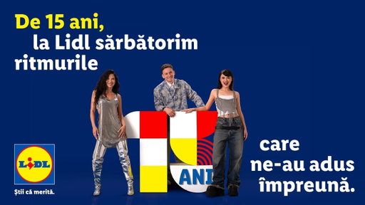 De 15 ani, la Lidl sarbatorim ritmurile care ne-au adus impreuna