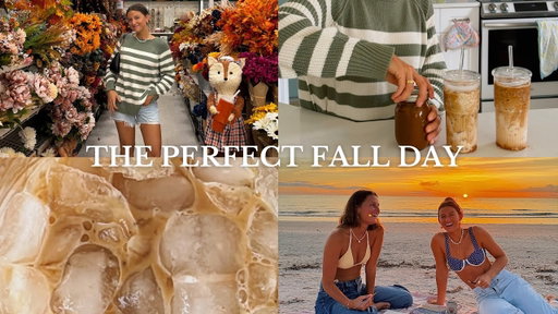 embracing fall: styling fits, pumpkin coffee, thrifting, and crafts