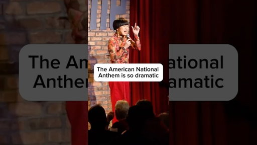 Singing very dramatic war songs before sports is VERY theatrical 🎭 Happy 4th