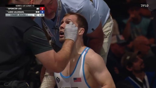 57 kg Final X - Champ Round 2 | Spencer Lee vs Luke Lilledahl