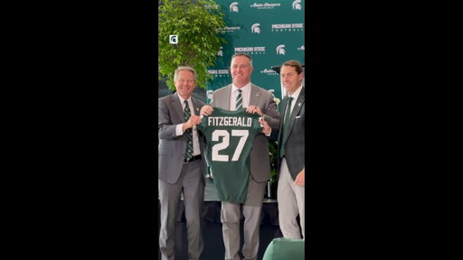 Pat Fitzgerald Introduced as Michigan State Football’s Head Coach