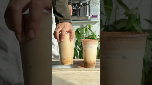 Chocolate Spanish iced latte #coffee