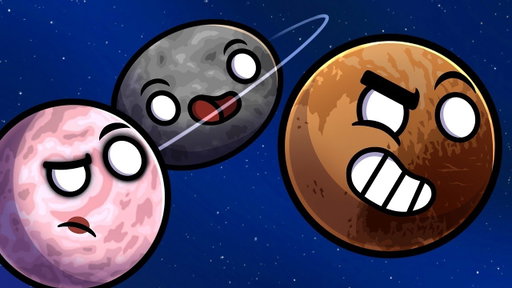 Ketika Planet bermain Game "Dungeon and  ̶D̶r̶a̶g̶o̶n̶  Dwarf Planet"