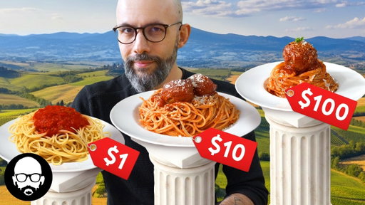 $1 to $100 Spaghetti (5 Levels) | With Babish