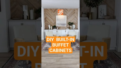 DIY Built in Buffet Cabinet