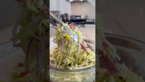 Viral Chopped La Scala Salad 🥗🤤 #food #foodie #shorts
