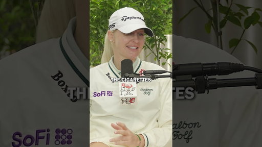 Charley Hull used to drink a Pepsi, smoke a cigarette, and eat a banana to get through 36 holes.