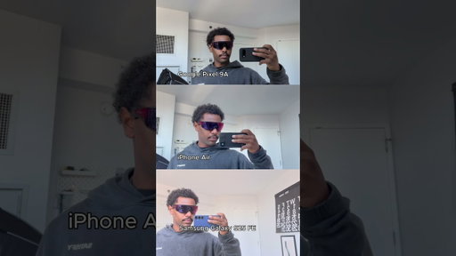 iPhone Air vs Samsung Galaxy S25 FE vs Google Pixel 9A Camera Test!