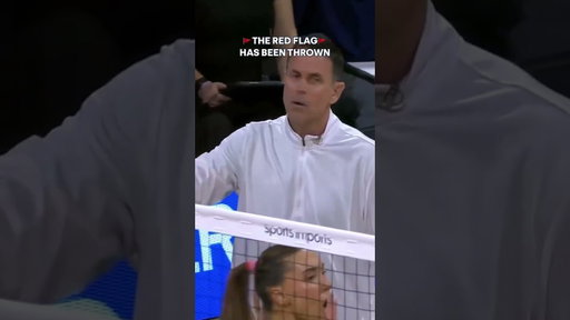 RED FLAG THROWN #volleyball #volleyballworld #lovb