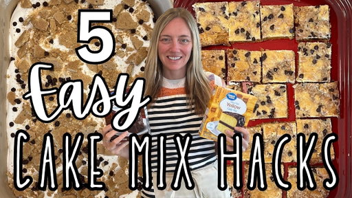 5 Easy & Delicious BOX CAKE MIX RECIPES | Molly Purcell | Molly Makes it Easy