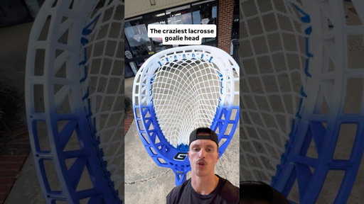 The craziest lacrosse goalie head #shorts #lacrosse