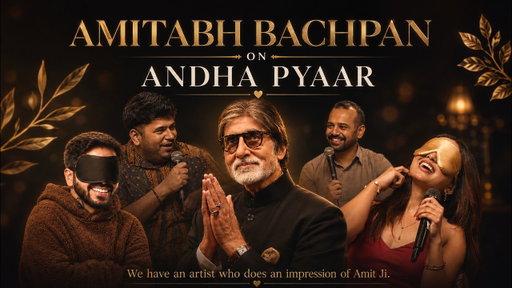 Bachpan ji on ANDHA PYAAR ft. @ChiragPanjwani @ComicKaustubhAgarwal and Vivek Samtani