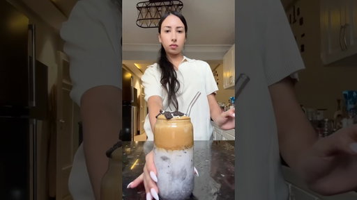 Iced coffee… but with an @oreo crush 🖤🍪