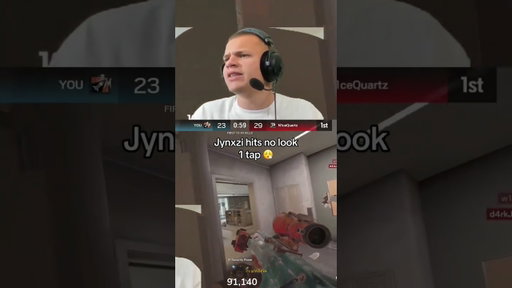 Jynxzi Hits No Look 1 Tap 😮