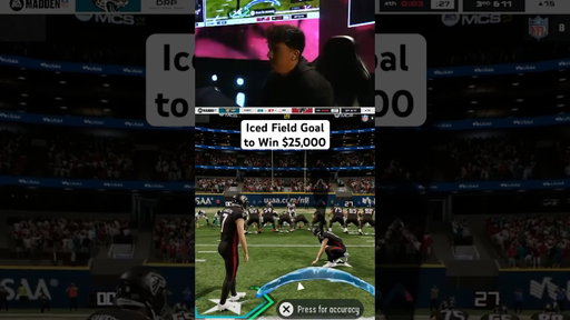 Could You Make This Field Goal For $25,000? #Madden26