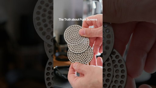 Are Puck Screens Necessary for Better Espresso? #homebarista #espresso #espressotips #espressoathome