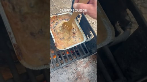 Don’t Follow Me, I’m Lost in the Queso 🧀🔥 #campcooking #cooking #campfire #campchef #rvlife