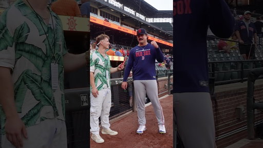 Payton Tolle is the first Red Sox player to know the height of the Green Monster…🤣⚾️ #shorts