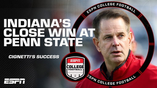 Are there CONCERNS for Indiana after escaping Penn State with a close win⁉️ (📍@ATT) | The CFB Show