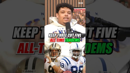 NFL KEEP 3 CUT 5: All-Time QB & WR Tandems 🏈