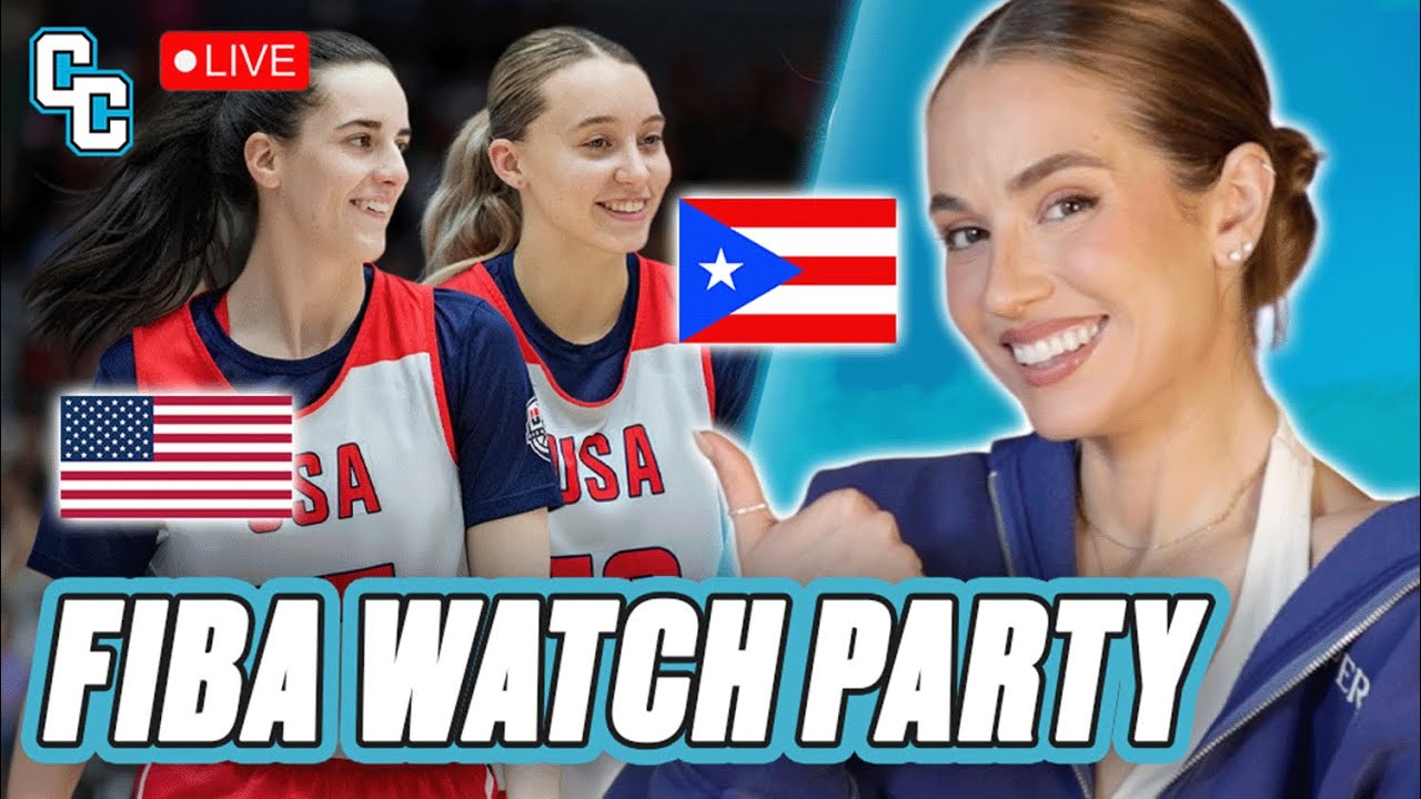 Caitlin Clark & Team USA🔥 (WATCH PARTY!)