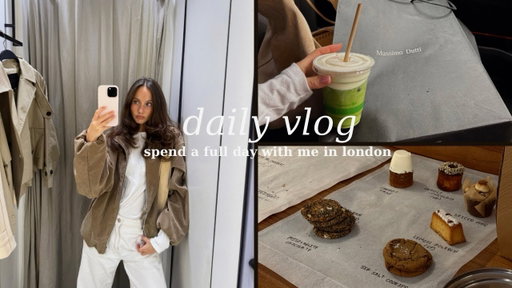 SPEND THE DAY WITH ME! solo date in london & a cosy evening in