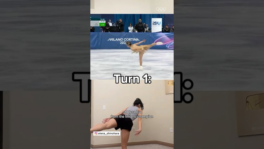 From doing gymnastics with her parents to trying Alysa Liu's figure skating moves! @elenashinohara❤️