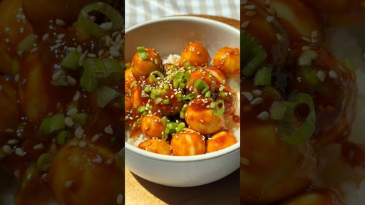 easy rice thief idea: sweet & spicy quail eggs! #koreanfood #easyrecipe #asianfood #asiancooking