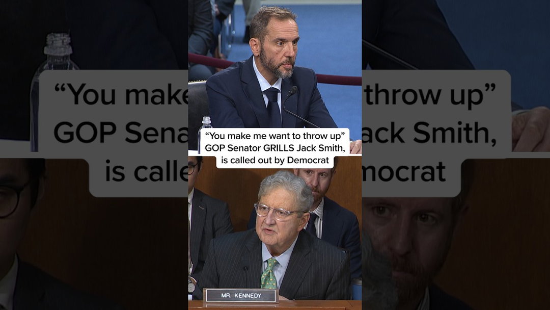 'You make me want to throw up': GOP Senator GRILLS Jack Smith, is called out by Democrat