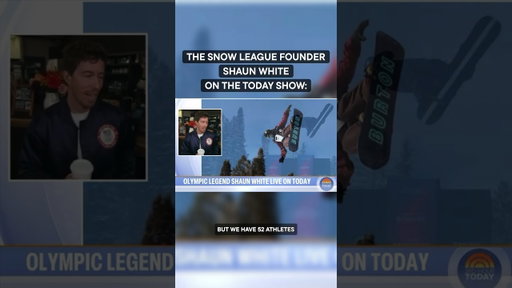 "It's a dream come true for me to launch this league" Founder @ShaunWhite on The @TODAY Show 🏆
