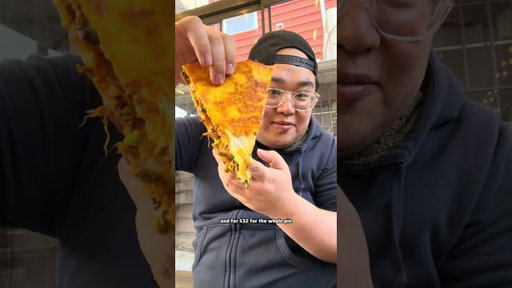 Birria Pizza from Nenes Taqueria Astoria NYC